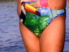 hot spanish beach body spy, hairy crotch shot 154