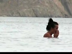 They love sunbathing naked on the wild beach