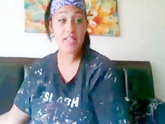 Beautiful junior girl in webcam