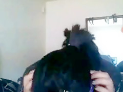 Beautiful junior girl in webcam