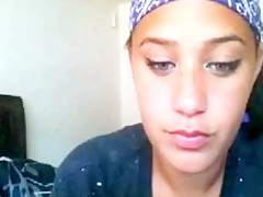 Beautiful junior girl in webcam