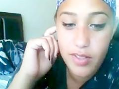 Beautiful junior girl in webcam