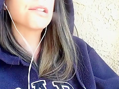 Best homemade Solo Girl, Outdoor porn clip