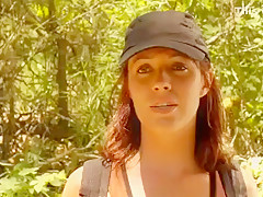 Horny amateur Outdoor, Brunette sex movie