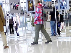 Beautiful red hair women - exibition