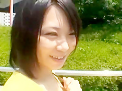 Horny Japanese chick Mikan Kururugi in Amazing Outdoor JAV video