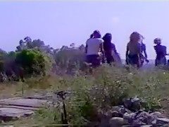 Crazy Outdoor, Fetish porn scene