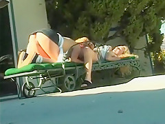 Hottest pornstar Samantha Sterlyng in fabulous public, lesbian xxx scene