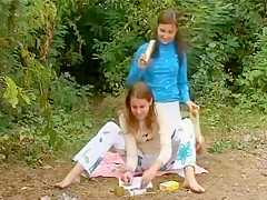 Amazing Lesbian, Outdoor xxx scene