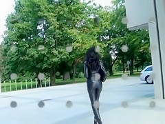 Amazing amateur Solo Girl, Outdoor porn clip