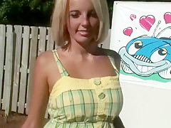 Blond girl exib (part 2)