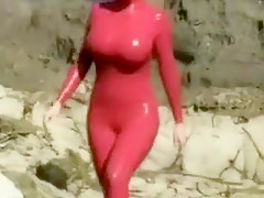 Incredible homemade Solo Girl, Latex porn scene