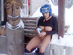 Horny pornstar Jasmine Black in best outdoor, solo girl porn movie