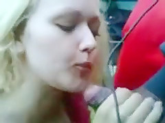 Hottest amateur Blonde, Blowjob porn movie