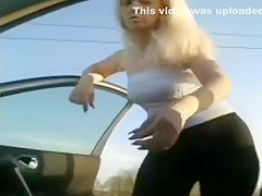Incredible amateur Close-up, Car xxx clip