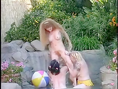 Exotic Lesbian, Redhead xxx clip