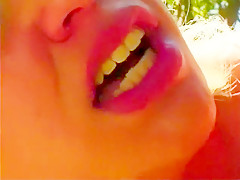 Hottest pornstar in exotic blonde, public porn video