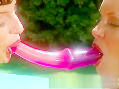 Incredible pornstar Wendy Divine in best lesbian, dildos/toys adult movie