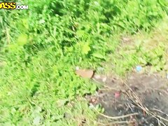 Girl gets on pick up line and goes fucking