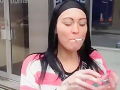 Exotic amateur Brunette, Fetish porn movie
