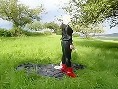 Horny amateur Outdoor, Dildos/Toys porn video