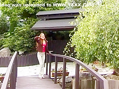 Hottest pornstar Samantha Star in amazing outdoor, brunette sex clip