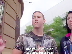 Couples fucking for cash 1