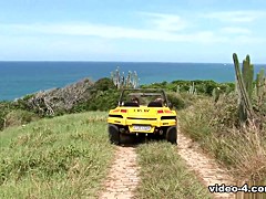 Anetta Keys in Anetta Keys And Blonde Girlfriend In Lesbian Action At The Ocean - Upox