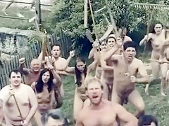 Horny amateur Nudists, Outdoor xxx scene