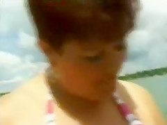 Exotic Grannies, Outdoor porn scene