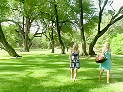 Hottest Outdoor, Blonde adult video