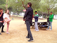 Bound Teen Alexa Nasha Is Fucked Before A Chanting Crowd - Part 1 - PublicDisgrace