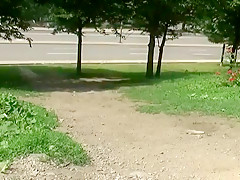 Horny amateur Femdom, Outdoor xxx clip