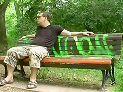 Horny amateur Femdom, Outdoor xxx clip