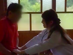 Amazing Japanese girl Yuuna Takizawa in Fabulous Medical, Blowjob JAV scene