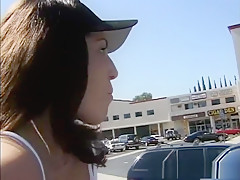 Hottest pornstars Jesse V and Sky Lopez in horny brunette, outdoor adult scene