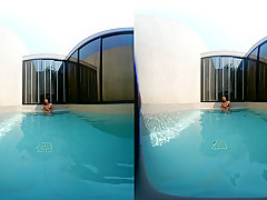 Outdoor Pool Hot Tits And Fingering - VRPussyVision