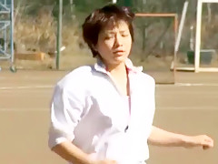 Nana Katagiri, Love Saotome in Real ATHLETE AV Debut part 1