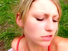 Crazy pornstar Nikki Sand in fabulous outdoor, blonde porn movie