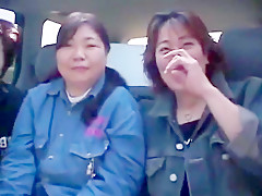 Mature asian women on a road trip