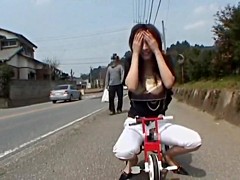 Horny Japanese girl Riko Tachibana in Amazing Public, Solo Female JAV clip