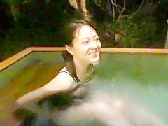 Fabulous Japanese whore Yuri Hasegawa, Chisa Nishii, Marina Nagato in Hottest Blowjob, Outdoor JAV clip