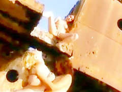 Exotic Japanese girl in Incredible Voyeur, Outdoor JAV scene