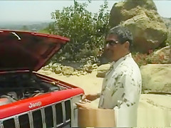 Amazing pornstar Jessica Drake in best blowjob, outdoor porn scene