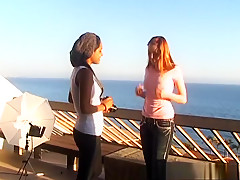 Hottest pornstars Victoria Sweet and Marie Mccray in exotic brunette, outdoor xxx movie