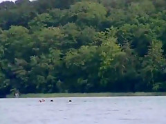 Hot German Blonde Fucking At The Lake