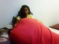 Desi chick lets her Friend eat her pussy