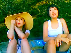 Exotic Japanese whore Hikaru Hozuki, Yuu Aine, Hina Morino in Horny Lesbian, Cunnilingus JAV movie