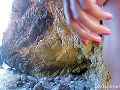 Spicy Exotic Babe Gets Manhandled On The Beach