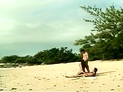 Anna Maria Tied up & Dual Penetrated on the Beach